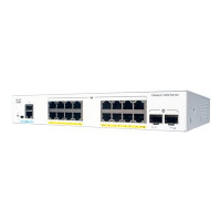 Catalyst C1000-16T-E-2G-L, 16x 10/100/1000 Ethernet ports, 2x 1G SFP uplinks with external PS