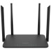 THOMSON dvoupásmový router THWR 1200/ Wi-Fi 802.11a/b/g/n/ac/ 1200 Mbit/s/ 2,4GHz a 5GHz/ 4x LAN/ 1x WAN/ 1x USB/ černý