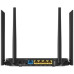 THOMSON dvoupásmový router THWR 1200/ Wi-Fi 802.11a/b/g/n/ac/ 1200 Mbit/s/ 2,4GHz a 5GHz/ 4x LAN/ 1x WAN/ 1x USB/ černý