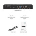 Ubiquiti EdgeRouter 4 - 3x Gbit RJ45 port, 1x SFP port, 4-Core 1GHz CPU, 1GB DDR3 RAM