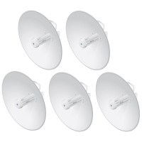 Ubiquiti PowerBeam 5AC GEN2 - AP/client 5GHz, anténa 25dBi MIMO2x2, airMAX AC, 1x Gbit RJ45, PoE 24V - sada 5ks