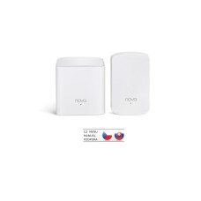 Tenda Nova MW5 (2-pack) WiFi AC1200 Mesh system Dual Band, 2x GLAN/GWAN, další 1x LAN, SMART CZ app