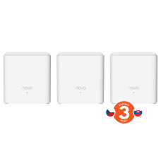 Tenda Nova EX3 (3-pack) WiFi6 AX1500 Mesh Gigabit system, 6xGLAN/GWAN, WPA3, VPN, SMART CZ aplikace