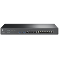 TP-Link ER8411 Omada VPN Router s porty 10G ((2× 10GE SFP+, 1× 1GE SFP, 8× 1GE, 1× RJ45 Console Ports,  2× USB Ports (Co