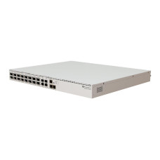 MikroTik Cloud Switch CRS520-4XS-16XQ-RM, 4x 2GHz CPU, 4GB RAM, 2x 10G LAN, 16x QSFP28, 4x SFP28, 2x PSU, L5