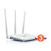 Tenda F3 (F303) WiFi N Router 802.11 b/g/n, 300 Mbps, WISP, Universal Repeater, 3x 5 dBi antény