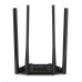 Mercusys MR30G AC1200 WiFi Gb router, 2xLAN, 1xWAN , 4x pevná anténa