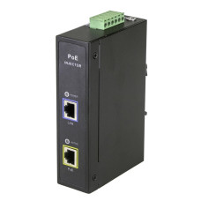 MaxLink DIN60 PoE injektor - 12-48VDC, 802.3af/at/bt, 55V, 1.1A, 60W, 1Gbit