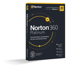 NORTON 360 PLATINUM 100GB +VPN 1 uživatel pro 20 zařízení na 1 rok ESD