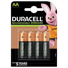 Duracell Rechargeable baterie 2500mAh 4 ks (AA)