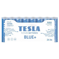 TESLA BLUE+ Zinc Carbon baterie AAA (R03, mikrotužková, fólie) 24 ks