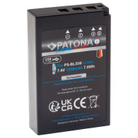 PATONA baterie pro foto Olympus BLS-5/BLS5 1050mAh Li-Ion Platinum USB-C nabíjení