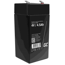 Green Cell AGM VRLA 4V 4.5Ah maintenance-free battery for the alarm system, cash register, toys