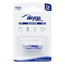 Akyga alkalická baterie 23A Zn-MnO2, 12V/48mAh, blister 1x