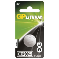 GP CR2025 - 1 ks 
Široký rozsah provozních