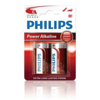 Philips baterie C PowerLife, alkalická - 2ks