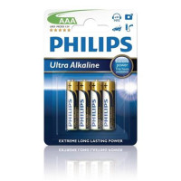 Philips baterie AAA ExtremeLife+, alkalická - 4ks