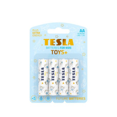 Tesla AA TOYS+ BOY alkalická, 4 ks