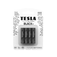 Tesla AAA BLACK+ alkalická, 4 ks