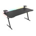 Genesis Holm 510 RGB - herní stůl s RGB podsvícením, 160x75cm, 3xUSB 3.0, bezdrátová nabíječka