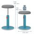 Ergonomická balanční židle pro sezení/stání Leitz ERGO Cosy Stool, klidná modrá
