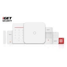 iGET SECURITY M4 - Inteligentní WiFi alarm, ovládání IP kamer a zásuvek, záloha GSM, Android, iOS