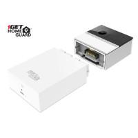 iGET HOMEGUARD HGBVD853 - WiFi bateriový videozvonek, FullHD, obousměrný zvuk, PIR senzor, 6700 mAh