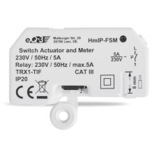 Homematic IP Spínací akční člen s měřením - 5A, skrytá montáž