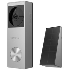 EZVIZ chytré dveřní kukátko s kamerou HP3 Pro/ Wi-Fi/ rozlišení 2048 x 1296/ napájení ze sítě a baterie/ šedo-stříbrné