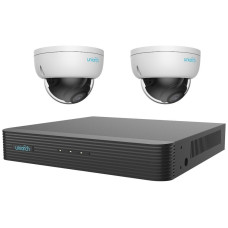 Uniarch by Uniview KIT Dome / Kamerový systém/ 2x IPC-D122-PF28/ 1x NVR-108E2-P8