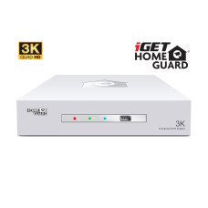 iGET HGDVK83304 - Kamerový 3K set, 8CH DVR + 4x kamera 3K, zvuk, LED, SMART W/M/Andr/iOS