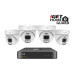 iGET HGNVK84804 - kamerový PoE set, 2K rozlišení, 8CH NVR + 4x kamera se zvukem, IR + LED, CZ app