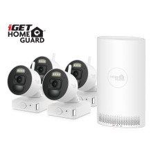 iGET HGNVK88004P - bateriový bezdrátový WiFi set FullHD 1080p, 8CH NVR + 4x FullHD kamera, aplikace