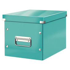 Čtvercová krabice Leitz Click&Store, velikost M (A5), ledově modrá