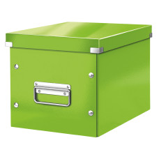 Čtvercová krabice Leitz Click&Store, velikost M (A5), zelená
