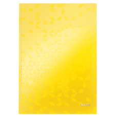 Zápisník Leitz WOW, A4, linka, žlutá