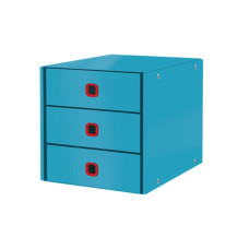 Zásuvkový box Leitz Click&Store COSY, 3 zásuvky, klidná modrá