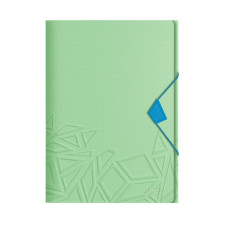 Tříchlopňové desky Leitz UrbanChic PP, A4, zelená