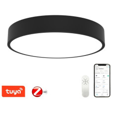 IMMAX NEO RONDATE SLIM SMART stropní svítidlo 80 x 7cm 65W černé Zigbee 3.0, TUYA