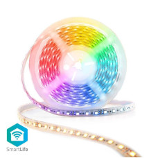 Nedis WIFILS52CRGBW Smart LED pásek Wi-Fi | Více barev | SMD | 5.00 m | IP21 | 2700 - 6500K | 960 lm | Android / IOS