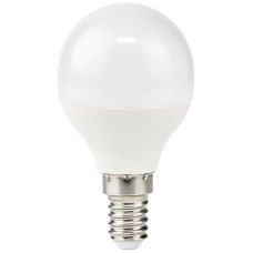 NEDIS LED žárovka E14/ G45/ 4,9 W/ 220 V/ 470 lm/ 2700 K/ teplá bílá/ matná