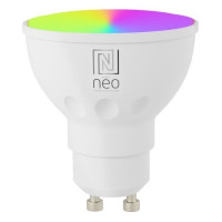 IMMAX NEO SMART LED žárovka GU10 4,8W RGB+CCT barevná a bílá, stmívatelná, Zigbee, TUYA