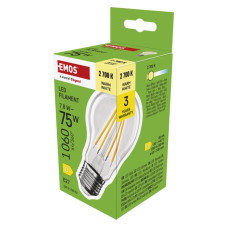 EMOS LED FLM A60 7,8W(75W) 1 060lm E27 WW