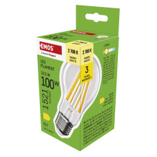 EMOS LED FLM A60 10,5W(100W) 1521lm E27 WW