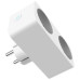 IMMAX NEO SMART chytrá vnitřní 2 zásuvka (FR)/ 16A/ Zigbee/ Google Assistant/ Amazon Alexa/ LIDL/ TUYA