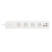 iGET HOME Power 4 USB  - WiFi chytrá prodlužka 4x 230V + 4x USB, samostatná, měření spotřeby, 3680W