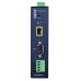 Planet průmyslový konvertor RS-232/422/485 na IP, 1x COM, 1x 100Base-FX/SFP, 9-48VDC, -40~+75°C, IP30, SNMP+Telnet