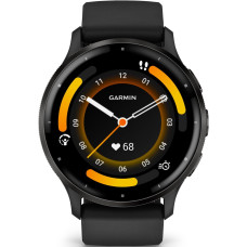 Garmin Venu® 3, Slate/Black, Silicone band