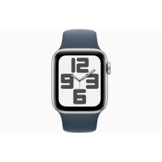 Apple Watch SE/40mm/Silver/Sport Band/Storm Blue/-M/L