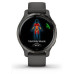 Garmin GPS sportovní hodinky Venu2S Slate/Black Band, EU